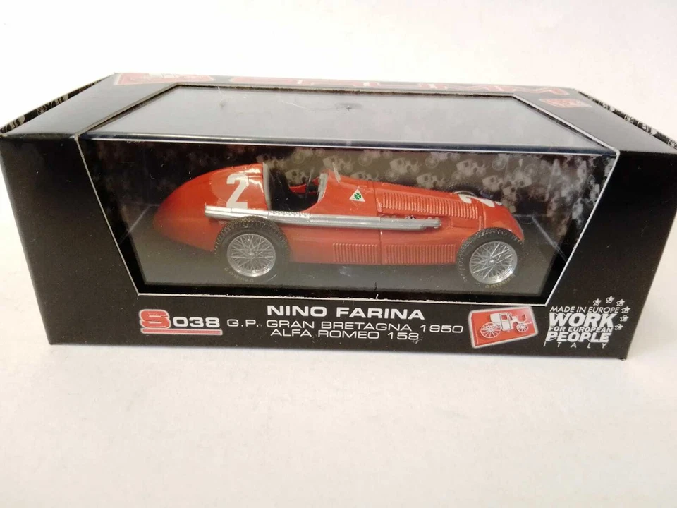 Brumm Alfa Romeo 158 #2 Nino Farina World Champion 1950 British GP 1/43 S038 - Immagine 1 di 2