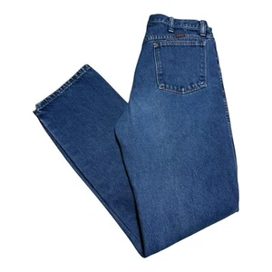 Rustler Dark Wash Cotton Straight Leg Jean Pants Men’s 33x32 - Picture 1 of 4