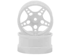 24K RC 1/10 R-Fighter Drift Wheels (weiß) (2) 6mm Offset mit 12mm Sechskant TAF26000 - Bild 1 von 2