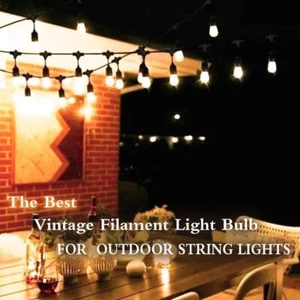 15pcs Filament LED S14 Bulb 2W Vintage Tungsten Light Bulb S14 220V - Picture 1 of 6