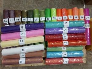 ROTOLO RETE PER FIORISTI CM54X10YDS COLORE ASSORTITI - Foto 1 di 1