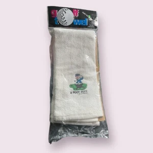 Vintage GARY PATTERSON Golf Towel 3 FOOT PUTT  16" x 25" Size NEW in PACKAGE - Picture 1 of 4
