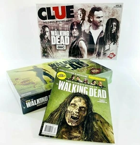 The Walking Dead Clue Board Game USAOPOLY AMC/The Best Defense Game/Magazine New - Picture 1 of 12