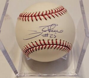 JIM THOME SIGNED OFFICIAL MLB BASEBALL AUTO AUTOGRAPH JSA AUTHENTIC WITH CASE!