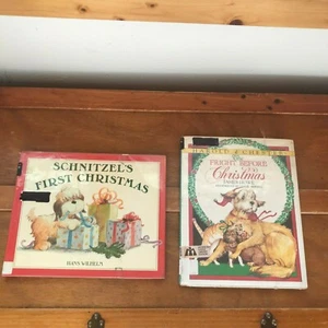 Lot of 2 Puppy Dog FRIGHT BEFORE CHRISTMAS Schnitzel’s First Christmas Hardcover - Bild 1 von 9