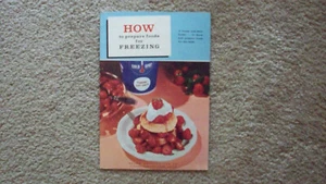 Vintage Sears Roebuck booklet: How to Prepare Foods for Freezing, 1962 - Picture 1 of 2