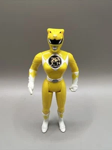 Mighty Morphin Power Rangers Yellow Ranger 4" Actionfigur 1995 Saban Vintage - Bild 1 von 5