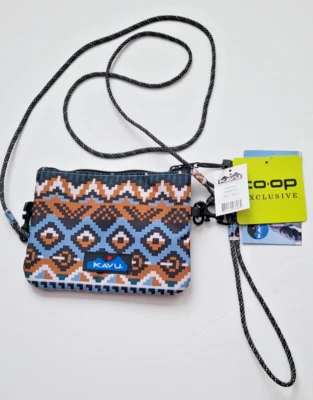 KAVU Renrose шале вязаный через плечо бумажник сумка с веревкой ремень - Изображение 1 из 4