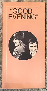 DUDLEY MOORE & PETER COOK ""BUONA SERA"" 1973 PROGRAMMA SOUVENIR IN OTTIME CONDIZIONI MOLTE FOTO - Foto 1 di 1