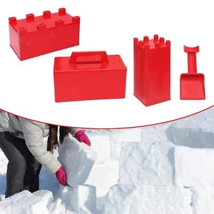 4x Sand Castle Mould Winter Snow Building Block for Children Toddlers Adults - Picture 1 of 6