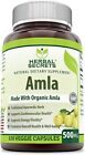 Herbal Secrets Organic Amla 500 Mg 120 Veggie Capsules (Non-GMO) Exp06/23