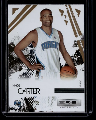 Vince Carter Longevity Rookies & Stars 2009-10 Panini Card #72 Orlando Magic - Image 1 of 2
