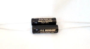 2x Mundorf ECAP100-15 Elko rau Elektrolytkondensator 15 µF 100V DC Kondensator - Bild 1 von 1