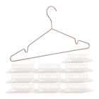 Set of 100 Ros-Gold Coat Hangers Wire Hangers Metal Clothes Holders