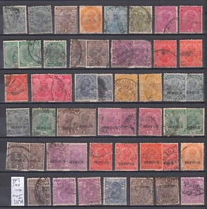 INDIA 1926 1936 two wm positions Lot of 51 stamps british colonies - Picture 1 of 2