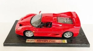 10" Maisto Diecast Red Ferrari F60 with Moving Parts - Picture 1 of 5