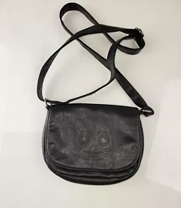Loungefly Black Embossed Sugar Skull Purse Day of the Dead Dia de los Muertos - Picture 1 of 3