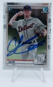 🔥 Colt Keith 2020 Bowman Chrome 1st Auto Detroit Tigers mit Foto & COA 🔥 - Bild 1 von 5