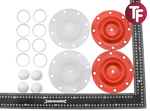 Compatible Sandpiper 476.166.654 Enviroflex PTFE/Santoprene Wet Side Repair Kit - Picture 1 of 13
