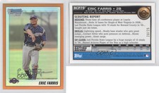 2010 Bowman Chrome Prospects Orange Refractor /25 Eric Farris #BCP79