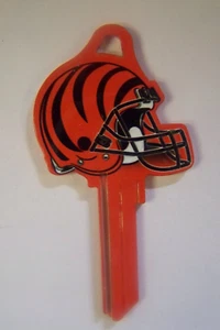 Bengals Casco Kwikset KW1/KW10 Casa Llave en Blanco - Imagen 1 de 1