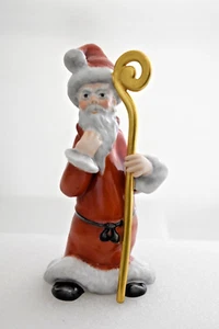Herend Santa Claus Figurine Father Christmas Hand Painted Porcelain Figure 5.5" - Picture 1 of 7