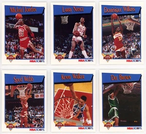 1991-92 NBA Hoops Slam Dunk Complete Set (1-6) Michael Jordan NM (J) - Picture 1 of 1