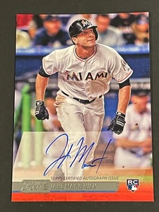 2014 Topps Stadium Club Jake Marisnick RC AUTO Autograph Marlins SCA-JM Lot 2 - Picture 1 of 2