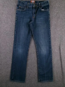 Old Navy Jean Youth 16 Blue Regular Skinny Causal Dark Wash Skater Faded 30X30 - Picture 1 of 14