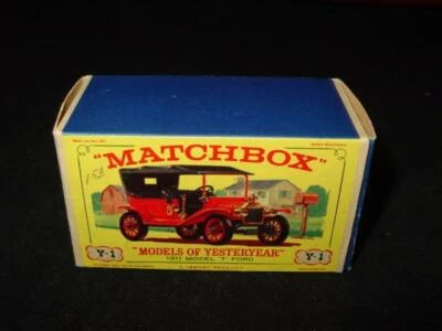 Vintage LESNEY Matchbox : Y-1  1911 MODEL 'T' FORD  in Box - Image 1 of 4