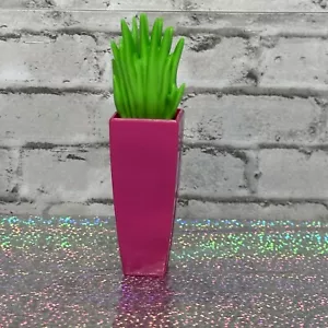 Barbie Close & Go 2018 planta en maceta 4,5" X 1" repuesto decoración casa de muñecas NUEVO - Imagen 1 de 6