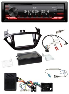 JVC DAB Lenkrad Bluetooth USB Autoradio für Opel Adam ab 2013 Corsa E Ablage - Bild 1 von 10