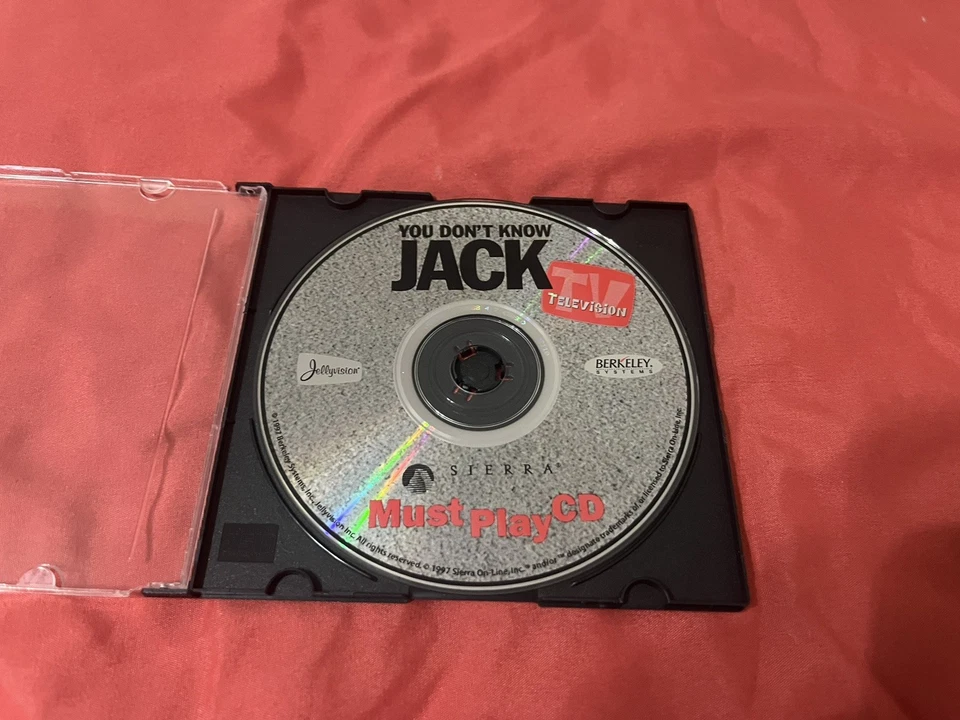 You Don't Know Jack Television Game 1 Windows/Mac 1997 Disc Only 1-3 players - Image 1 of 1
