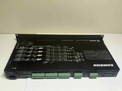 Samson S‑Zone 4‑Channel / 4‑Zone Stereo Zone Mixer | Mic Ducking | Rackmount Pre - Bild 1 von 4