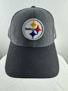 Mütze Pittsburgh Steelers NFL schwarz 47 Marke verstellbarer Rückenriemen zweifarbig - Bild 1 von 7