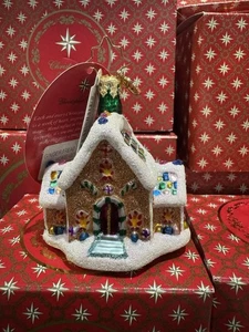 Christopher Radko *NEW* Gingerbread Dream Home Gem Christmas Ornament 1020136 - Picture 1 of 6