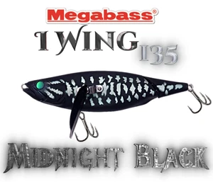 Awesome Megabass I Wing 135 - Limited MIDNIGHT BLACK (SP-C) - Picture 1 of 8