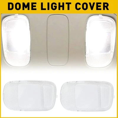 2PCS Overhead Console Dome Light Lens Fit For 2003-2008 Dodge Ram 1500 2500 3500 - Image 1 of 4