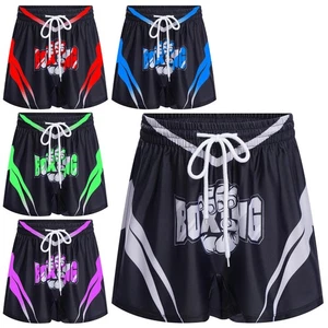 Kids Boys Pants Boxer Shorts Sportswear Bottoms Halloween Uniforms Muay Thai - Picture 1 of 46