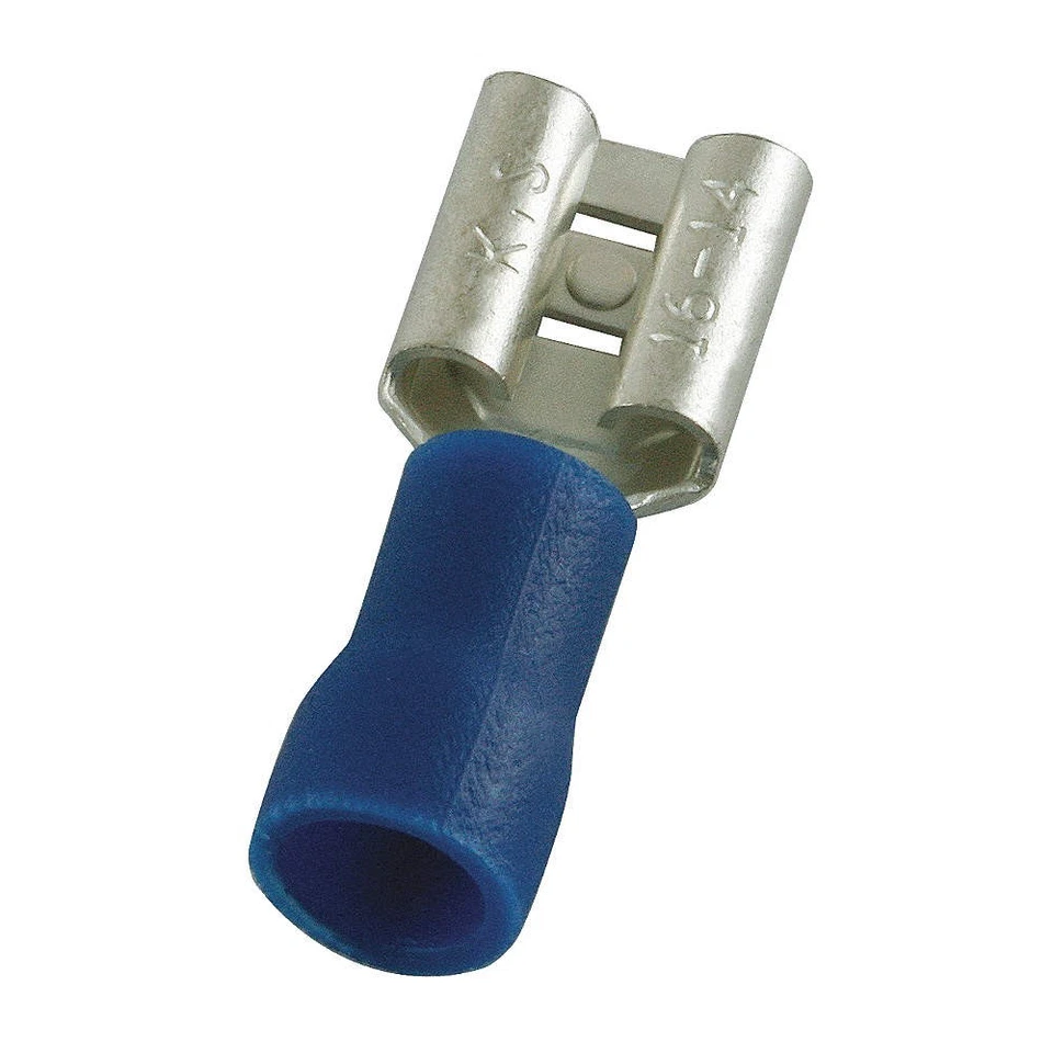 POWER FIRST 24C902 Fem Disc with Cu Slv,Tin,Vinyl,PK100 24C902 - Image 1 of 1