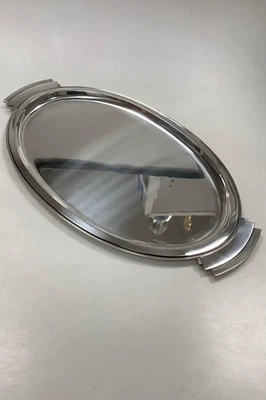 Bandeja Pirámide Georg Jensen Plata de Ley Nº 600 V Harald Nielsen Foto 1 de 4