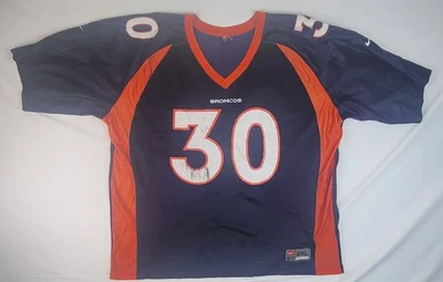 Camiseta De Colección Equipo Nike NFL Denver Broncos Terrell Davis #30 Años 90 Hecha en EE. UU. Foto 1 de 4