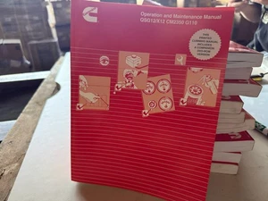 Cummins Operation Maintenance Manual QSG12/X12 CM2350 G110 - Picture 1 of 3