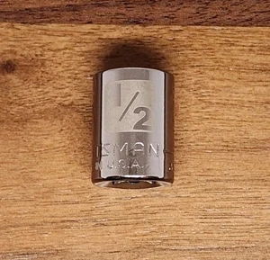 Craftsman USA 1/2" Socket 12 Point 3/8" Drive G2D 34634 Easy Read - Bild 1 von 5