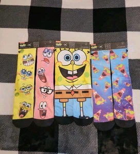 SpongeBob Socks Lot Of 3 - Picture 1 of 2