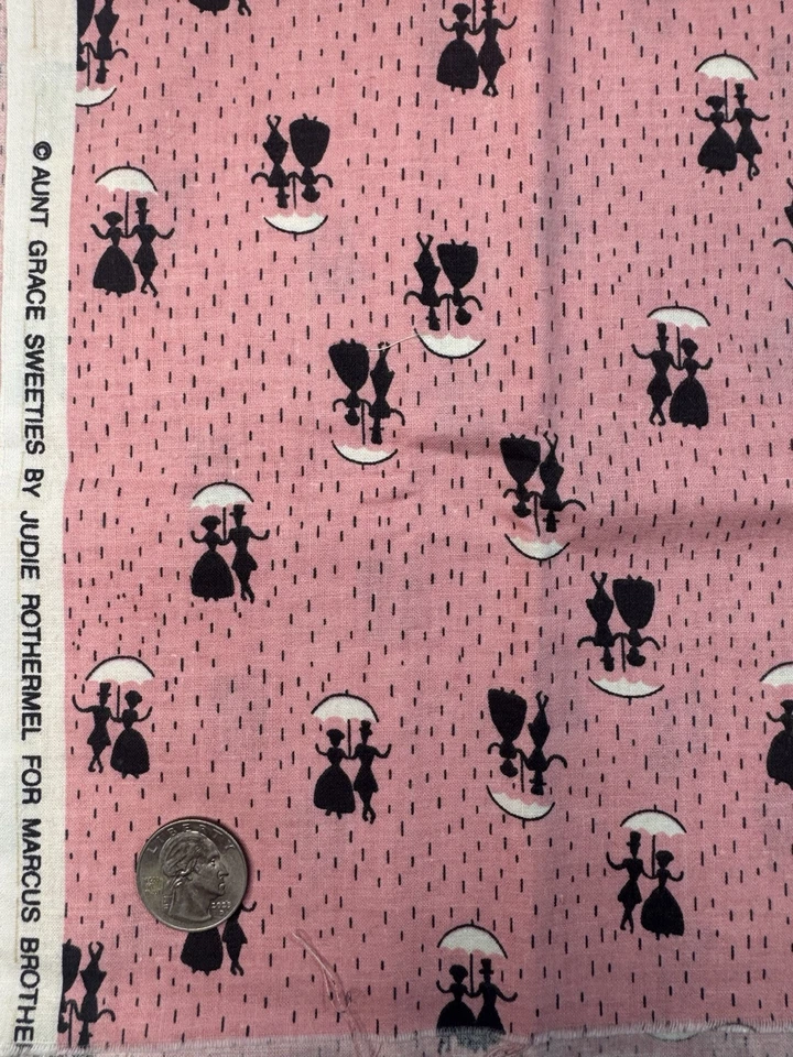 FQ Marcus Bros Tela de Algodón Tía Grace Sweeties Judie Rothermel Silueta Foto 1 de 1