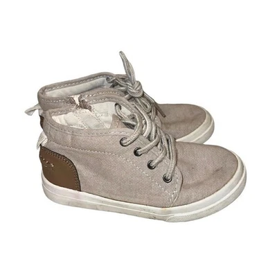 OshKosh B’Gosh Genuino Niños Marrón Zapatillas Altas con Cremalleras Laterales Talla 11  Foto 1 de 4