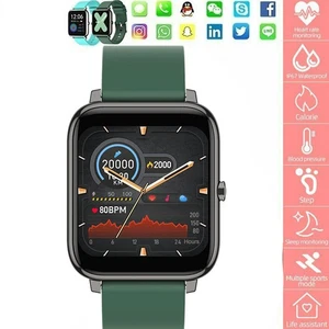 Touch Smart Watch Women Men Heart Rate Bracelet For Android Waterproof - Picture 1 of 7