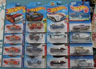 Lot of 16 TREASURE HUNT Hot Wheels SWAT Hummer '32 Ford '59 Impala - Sealed - Image 1 of 4