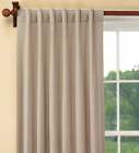 Homespun Rod-Pocket Insulated Curtain, 63"L - Linen